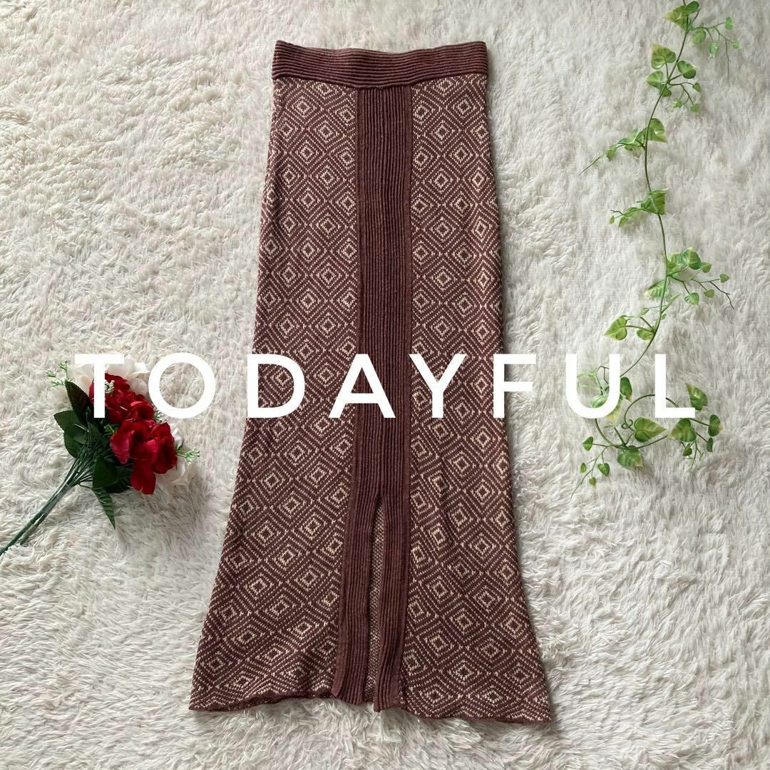 TODAYFUL - TODAYFUL ジャガードペンシルスカート マキシ丈 TODAYFUL - TODAYFUL ジャガードペンシルスカート マキシ丈