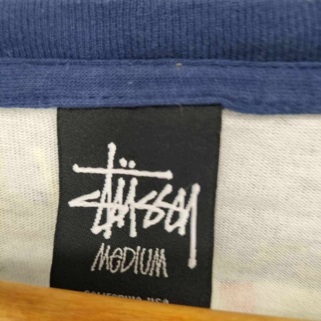 STUSSY - Stussy(ステューシー) フラッグプリント半袖Tシャツ STUSSY - Stussy(ステューシー) フラッグプリント半袖Tシャツ