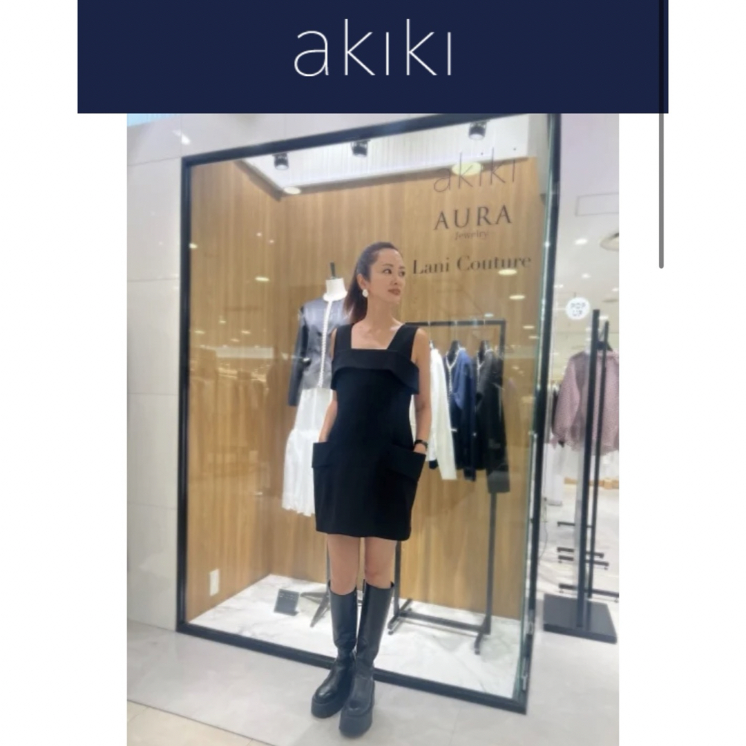 新品未使用タグ付き☆akiki ballerina ワンピースの通販 by M's 新品未使用タグ付き☆akiki ballerina ワンピースの通販 by M's