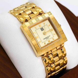 GIVENCHY - ◇美品 稼働 GIVENCHY 腕時計 スクエア 新品電池 GIVENCHY - ◇美品 稼働 GIVENCHY 腕時計 スクエア 新品電池