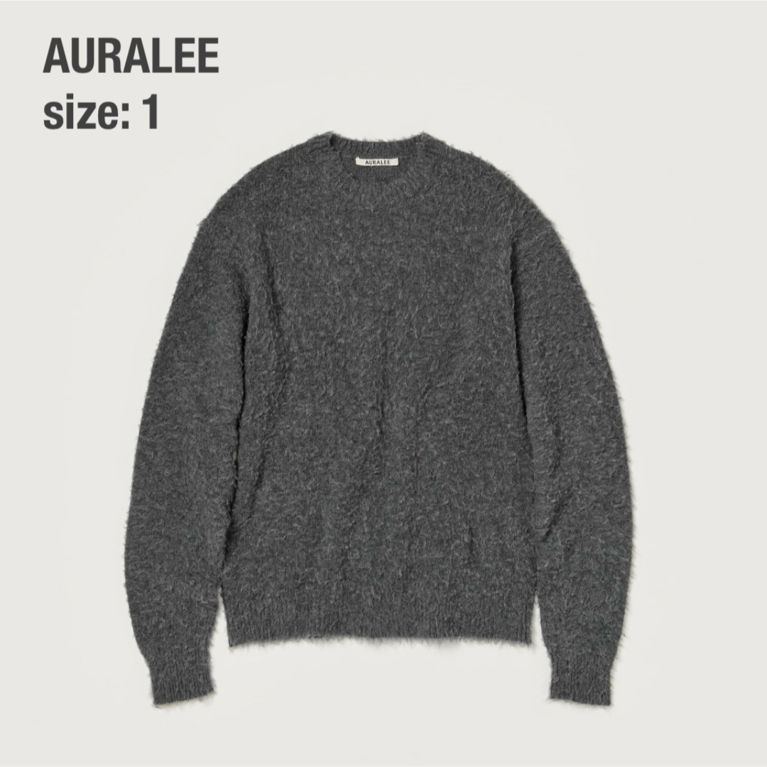 新品】AURALEE オーラリー ウール カシミヤ シルク ニット 24AW 新品】AURALEE オーラリー ウール カシミヤ シルク ニット 24AW