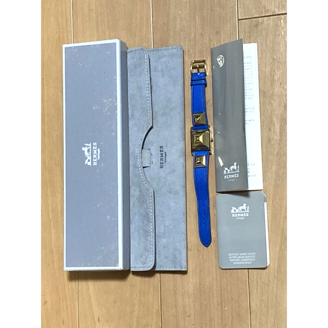 美品! HERMES エルメス メドール ピラミッド レディース腕時計 美品! HERMES エルメス メドール ピラミッド レディース腕時計