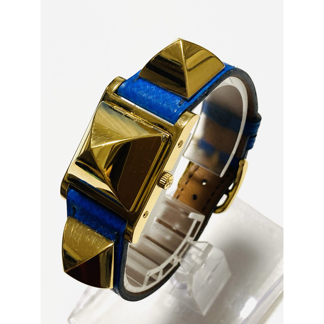 美品! HERMES エルメス メドール ピラミッド レディース腕時計 美品! HERMES エルメス メドール ピラミッド レディース腕時計