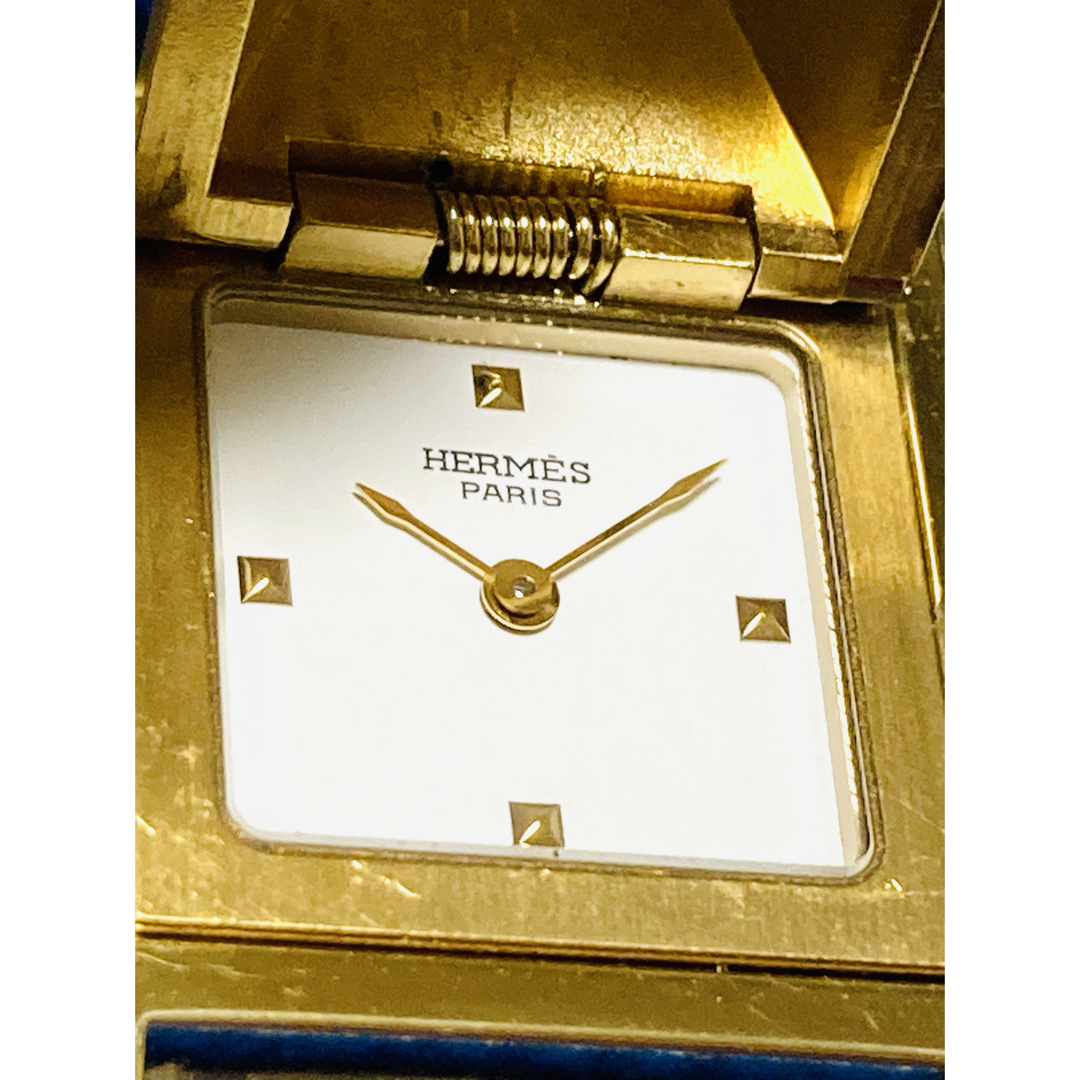 美品! HERMES エルメス メドール ピラミッド レディース腕時計 美品! HERMES エルメス メドール ピラミッド レディース腕時計