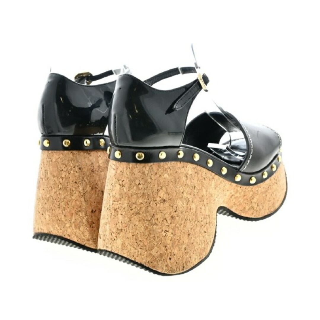 UNDER COVER アンダーカバー サンダル XXS(24cm位) 黒 【古着】 UNDER COVER アンダーカバー サンダル XXS(24cm位) 黒 【古着】