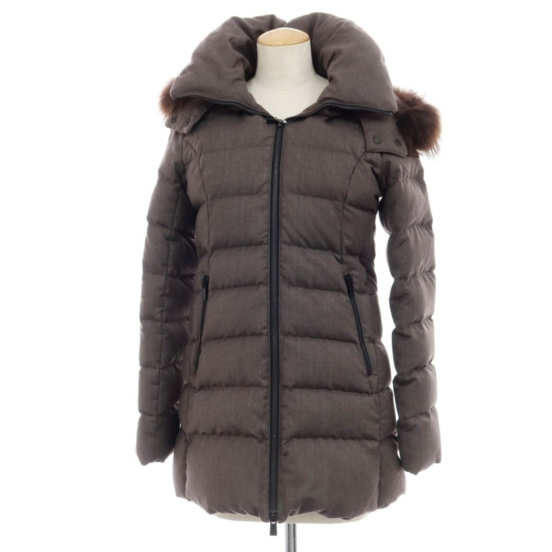 TATRAS - 【中古】タトラス TATRAS ウール ファー付 ダウン TATRAS - 【中古】タトラス TATRAS ウール ファー付 ダウン