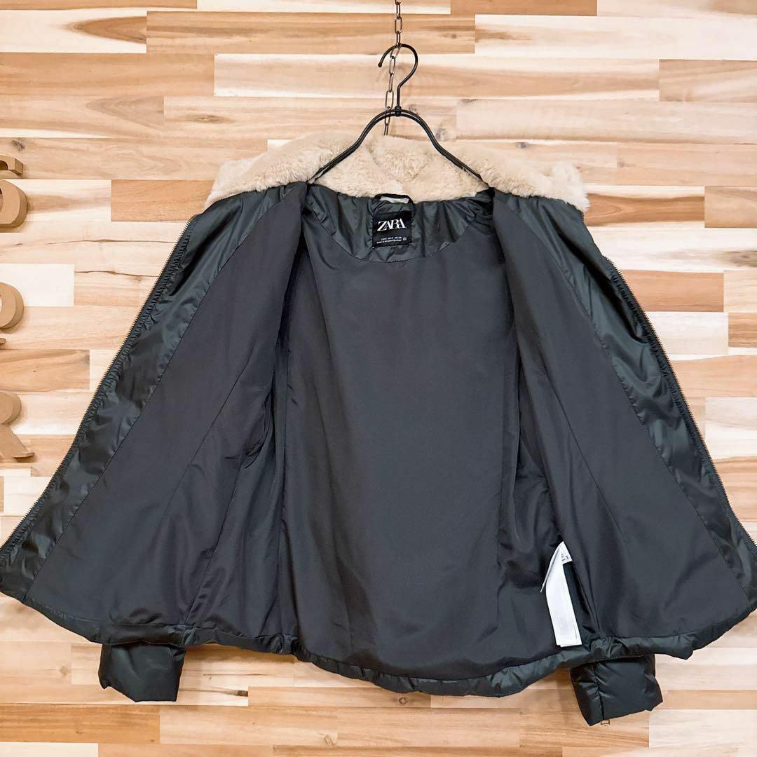 ZARA - 【ザラ】フェザー ブレンド ダウン ジャケット ファー ZARA - 【ザラ】フェザー ブレンド ダウン ジャケット ファー