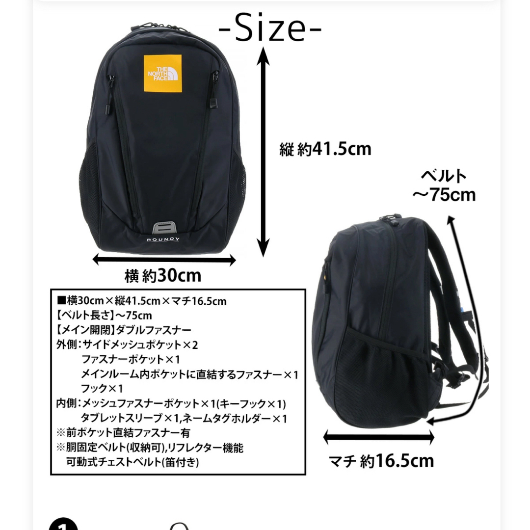ザノースフェイス ラウンディ キッズリュック22L ザノースフェイス ラウンディ キッズリュック22L