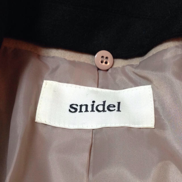SNIDEL(スナイデル)のsnidel☆バイカラーコート レディースのジャケット/アウター(ロングコート)の商品写真