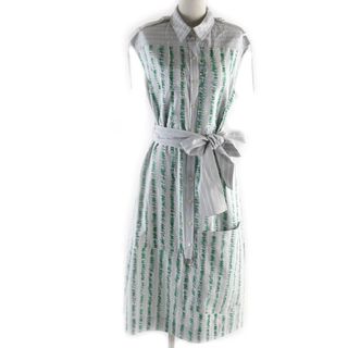 Burberry バーバリーズ 総柄ワンピース ロングワンピース Burberry バーバリーズ 総柄ワンピース ロングワンピース