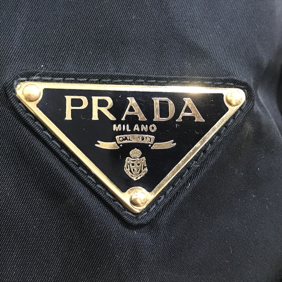 PRADA - 良品 PRADA プラダ 三角ロゴ プレート ナイロン PRADA - 良品 PRADA プラダ 三角ロゴ プレート ナイロン
