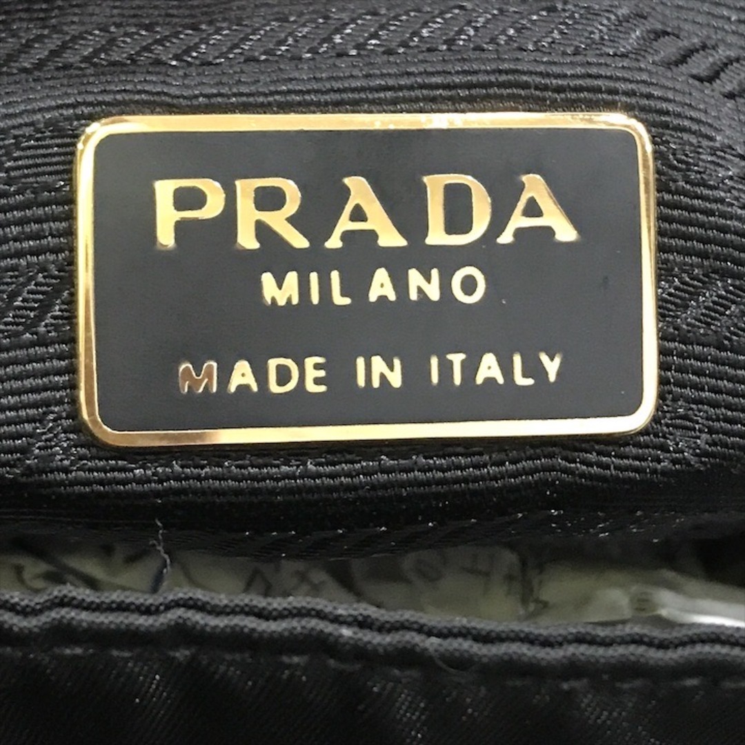 PRADA - 良品 PRADA プラダ 三角ロゴ プレート ナイロン PRADA - 良品 PRADA プラダ 三角ロゴ プレート ナイロン