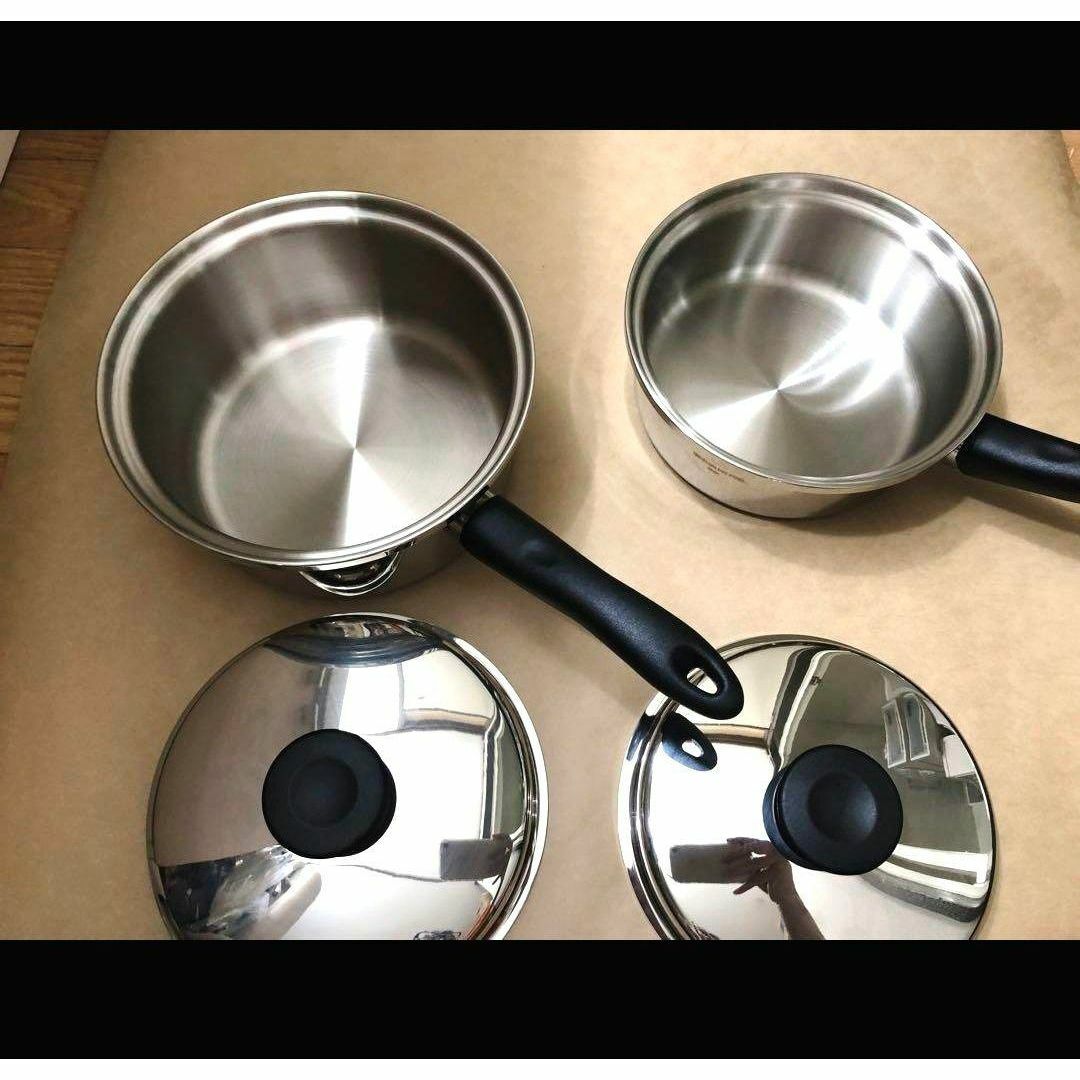 新品 IH対応 2023年製 アムウェイ 大ソースパン 中ソースパン@ 新品 IH対応 2023年製 アムウェイ 大ソースパン 中ソースパン@