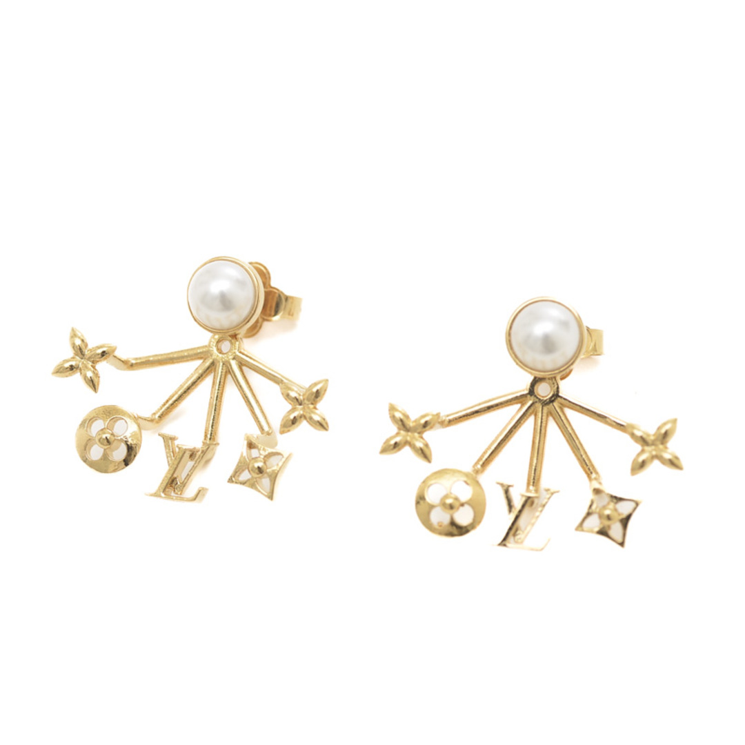 ルイ・ヴィトン ピアス クルーザー ゴールド モノグラム M00601 ルイ・ヴィトン ピアス クルーザー ゴールド モノグラム M00601