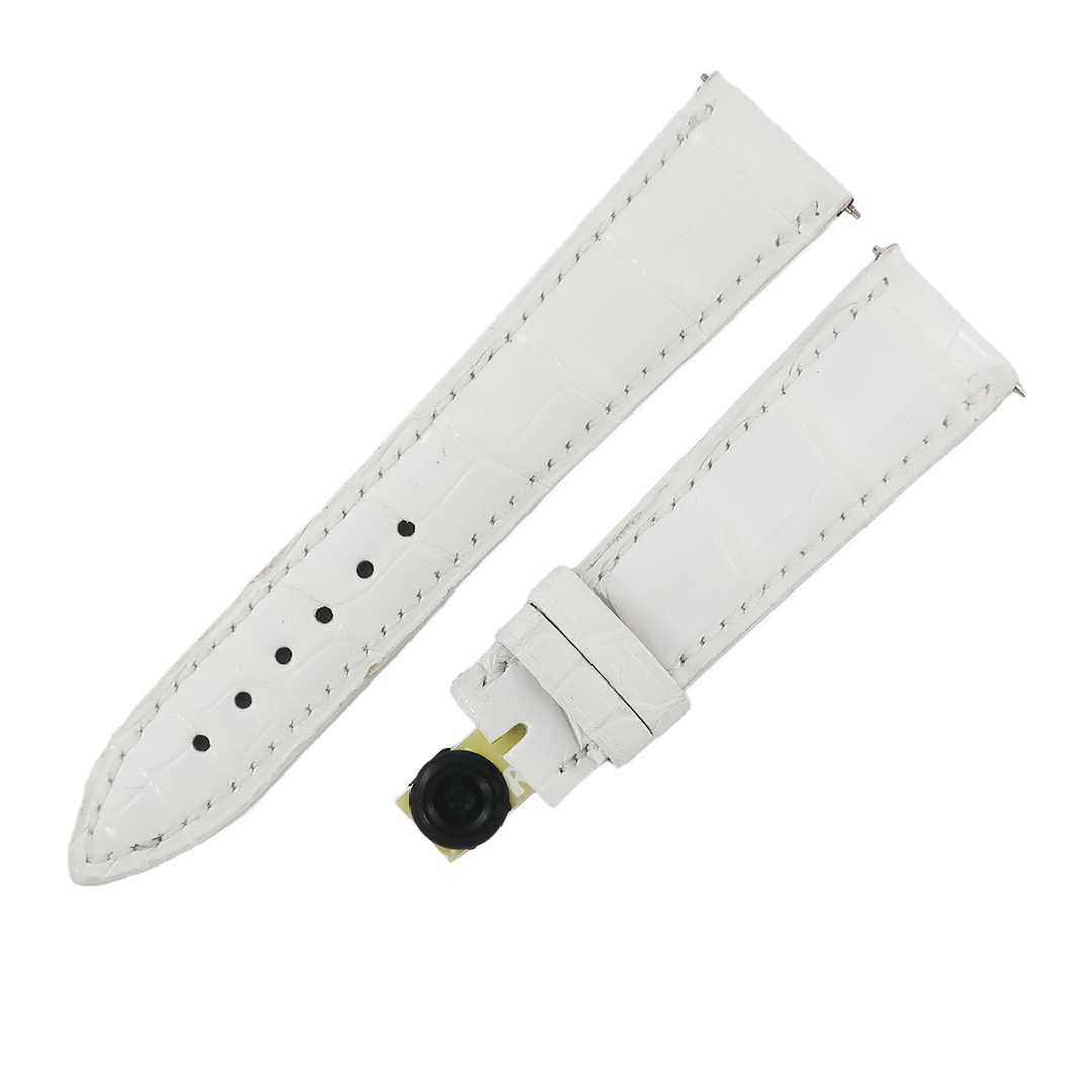 FRANCK MULLER - フランクミュラー トノウカーベックス 6850用 クロコバンド 未使用 純正 替え ベルト ショート 19mm ホワイト白 メンズ 腕時計