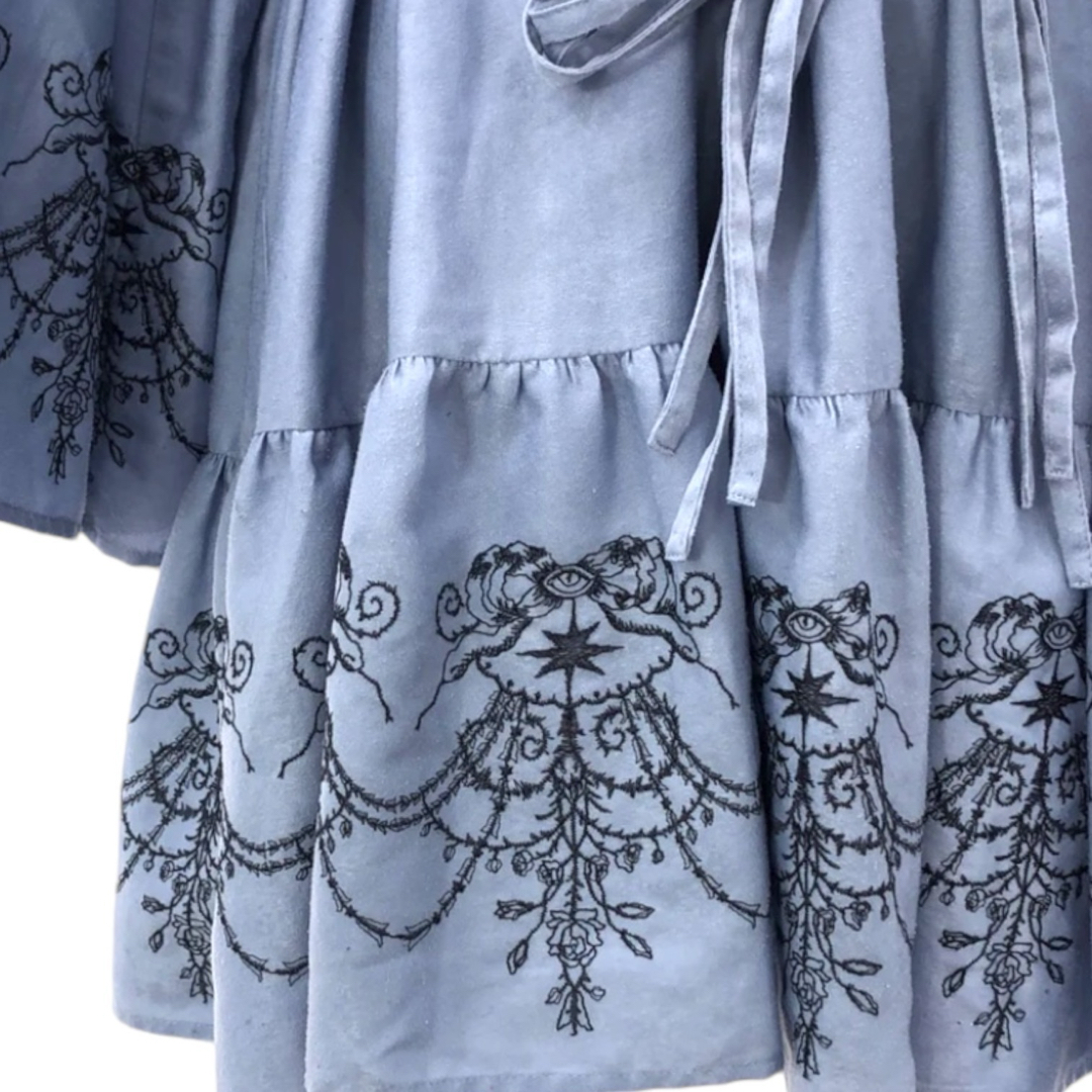 タグ付き】rurumu ルルムウ 縷縷夢兎 emb tunic 刺繍チュニック タグ付き】rurumu ルルムウ 縷縷夢兎 emb tunic 刺繍チュニック