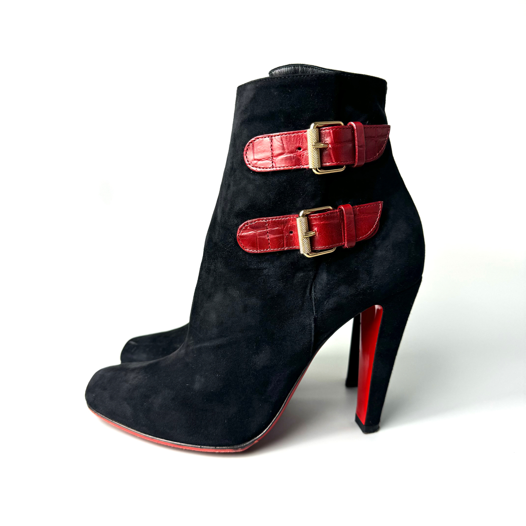 Christian Louboutin スエードブーツ 37 - 靴 Christian Louboutin スエードブーツ 37 - 靴