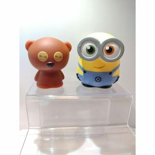 ミニオン　ボブ＆ティムソフビフィギュア(キャラクターグッズ)