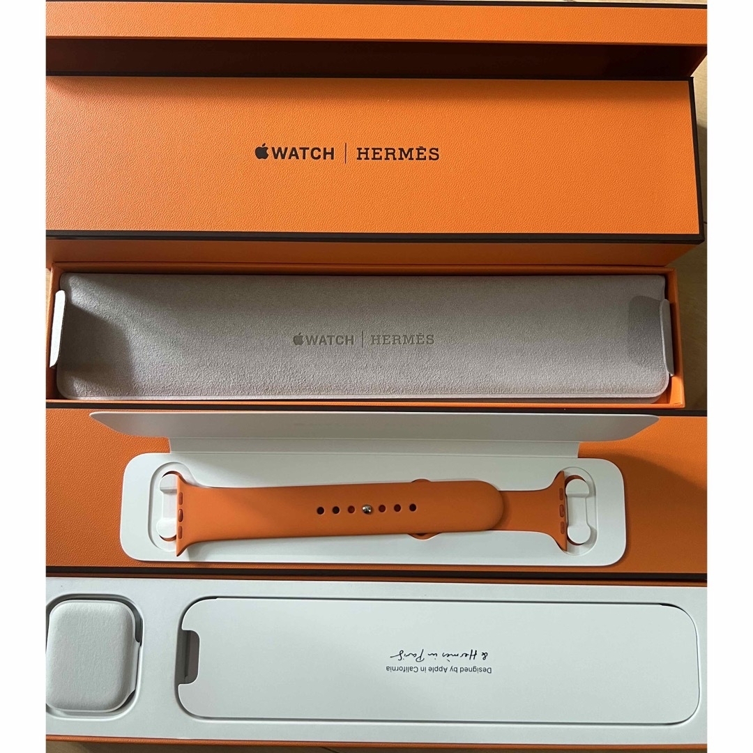Apple Watch HERMES ラバーバンド 45㎜ Apple Watch HERMES ラバーバンド 45㎜