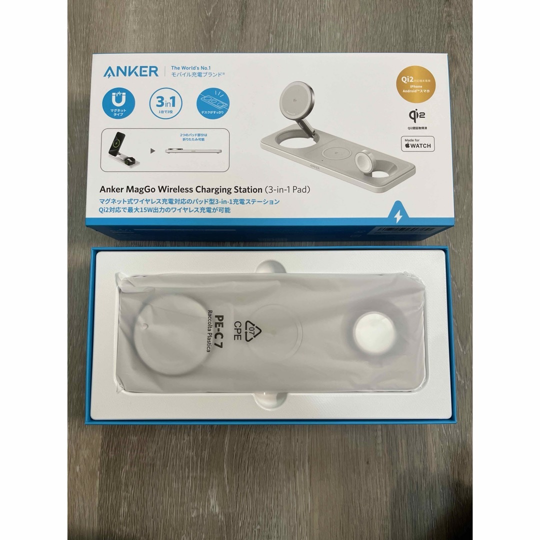 その他 Anker - ANKER MagGo WIRELESS CHARGING Station Q2
