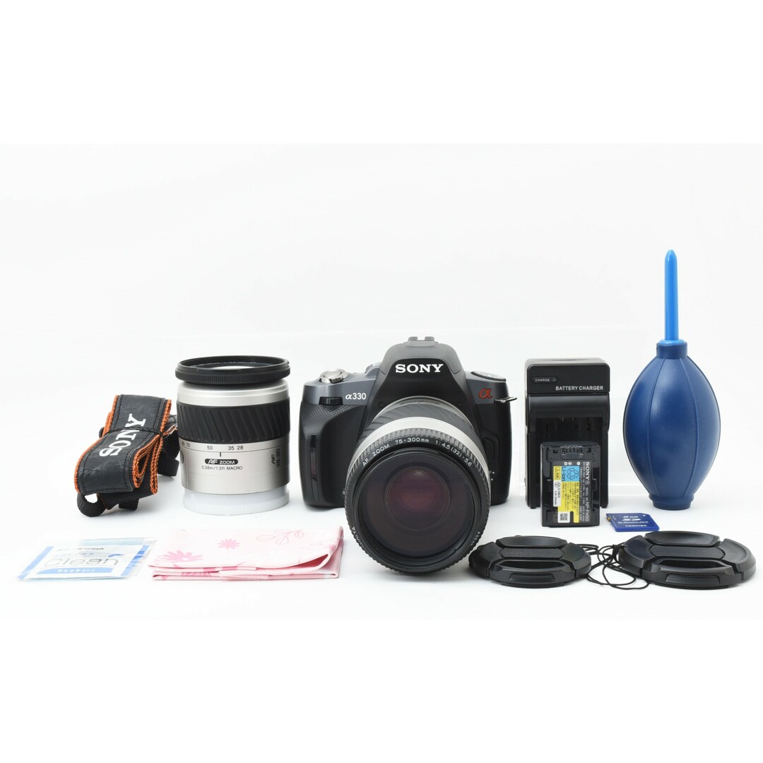 Sony a330 ダブルレンズキット iPhone&スマホ転送OK #7683 Sony a330 ダブルレンズキット iPhone&スマホ転送OK #7683