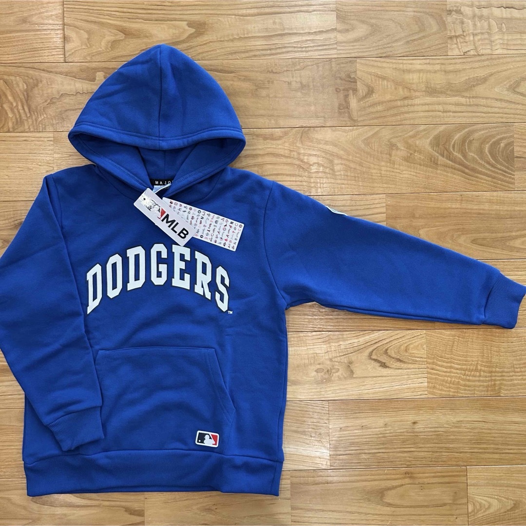 MLB - 1点のみ【160】MLB ドジャース ロゴワッペン裏起毛 長袖 MLB - 1点のみ【160】MLB ドジャース ロゴワッペン裏起毛 長袖