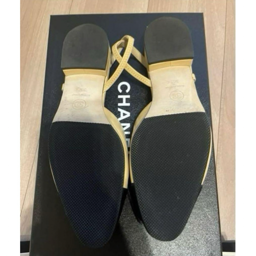 CHANEL - 美品!希少!CHANEL シャネル スリングバック 36.5 CHANEL - 美品!希少!CHANEL シャネル スリングバック 36.5