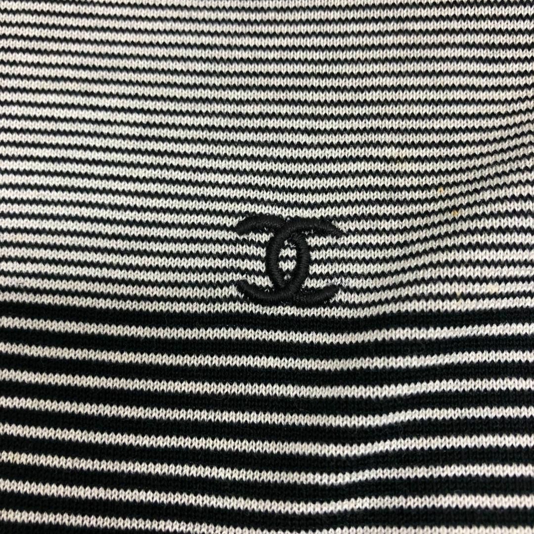 CHANEL - ☆希少☆シャネル 97C ココマーク ワンピース ボーダー CHANEL - ☆希少☆シャネル 97C ココマーク ワンピース ボーダー
