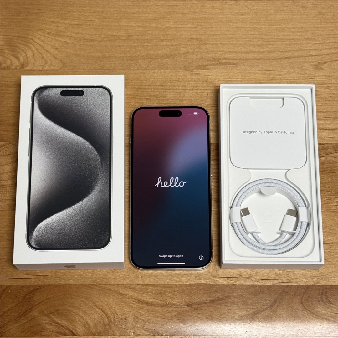 iPhone15Pro ホワイトチタニウム256GB SIMフリー スマートフォン本体 iPhone15Pro ホワイトチタニウム256GB SIMフリー スマートフォン本体