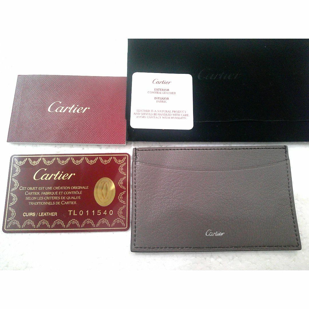 ☆未使用 極美品 Cartier カルティエ マスト カードケース 名刺 ☆未使用 極美品 Cartier カルティエ マスト カードケース 名刺