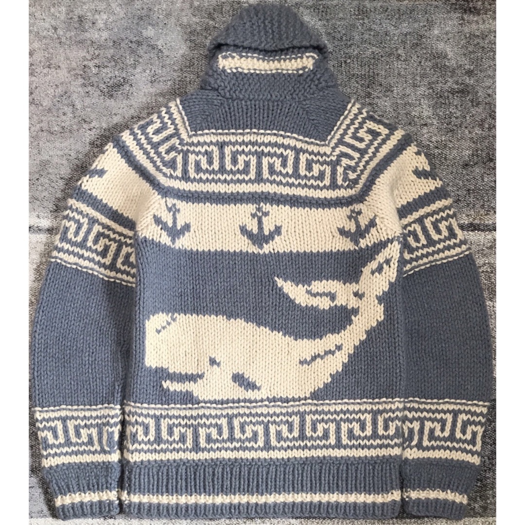 RRL - 幻 超スペシャル 可愛すぎるホエール柄 鯨 RRL カウチン RRL - 幻 超スペシャル 可愛すぎるホエール柄 鯨 RRL カウチン