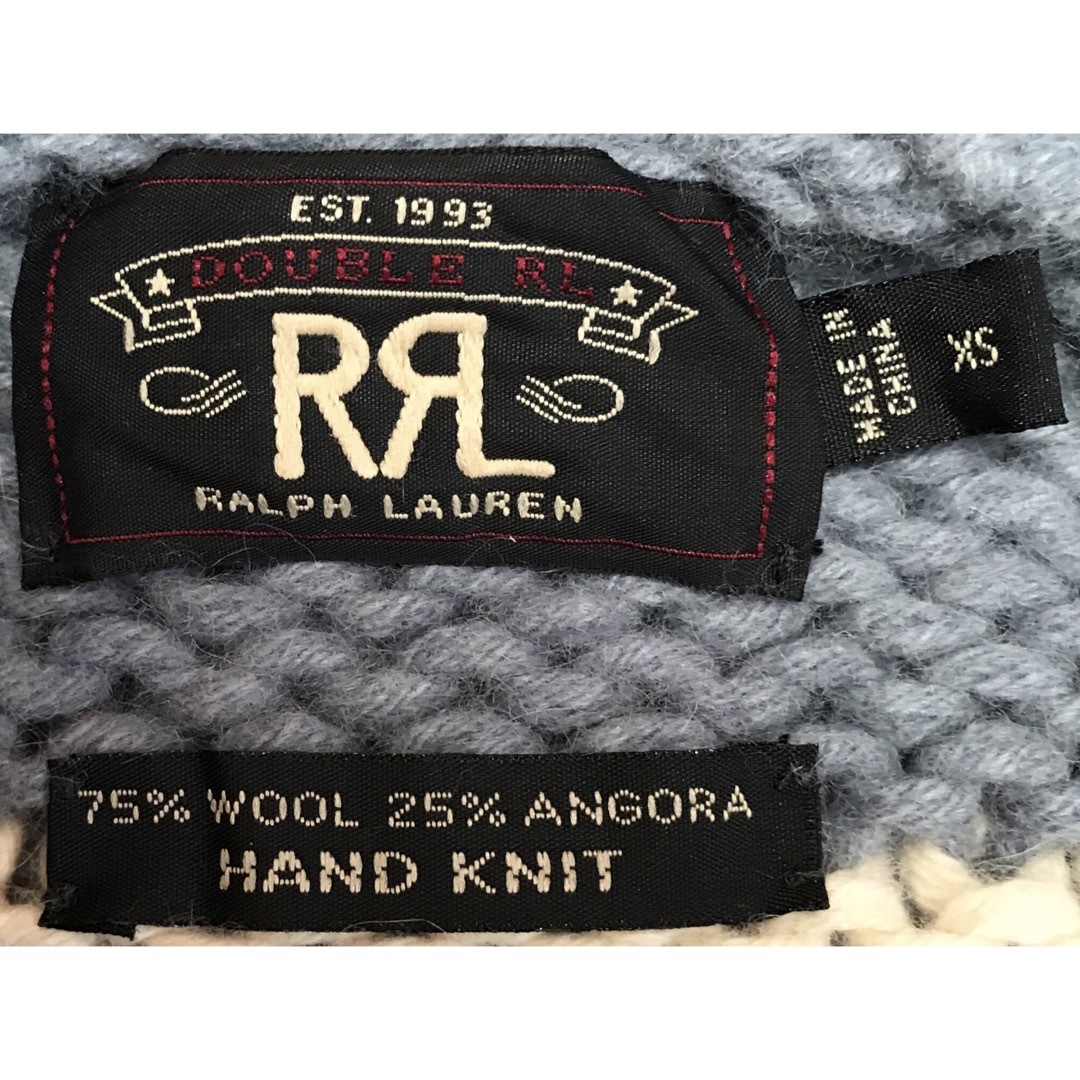 RRL - 幻 超スペシャル 可愛すぎるホエール柄 鯨 RRL カウチン RRL - 幻 超スペシャル 可愛すぎるホエール柄 鯨 RRL カウチン