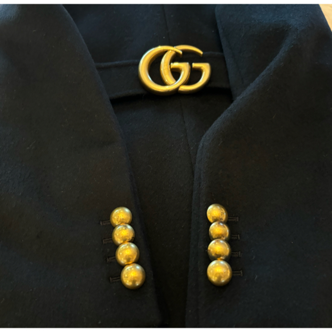 GUCCI - GUCCI GGウールコート(38)の通販 by フローレンス's GUCCI - GUCCI GGウールコート(38)の通販 by フローレンス's
