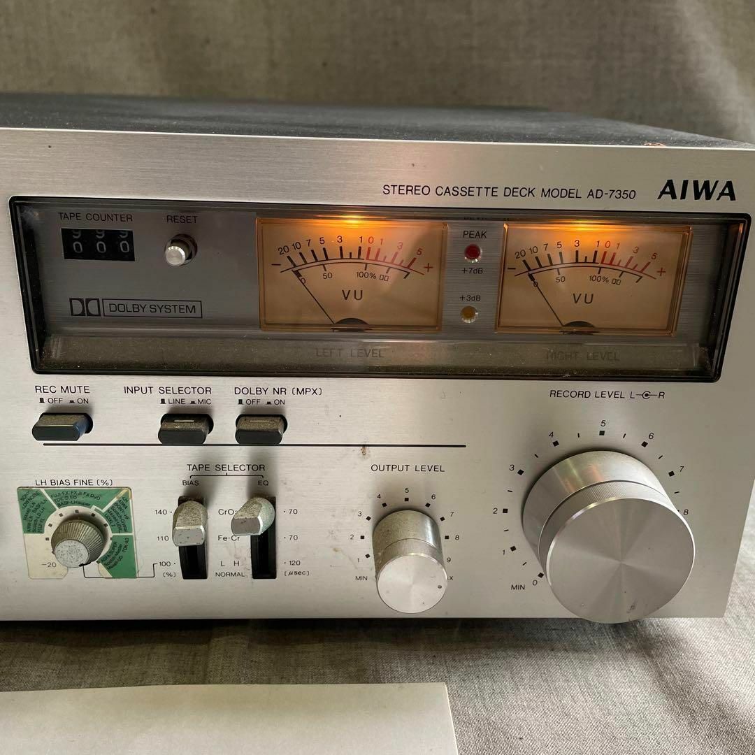 aiwa - ジャンク 定価49800円 カセットデッキ AD-7350 アイワ aiwa - ジャンク 定価49800円 カセットデッキ AD-7350 アイワ
