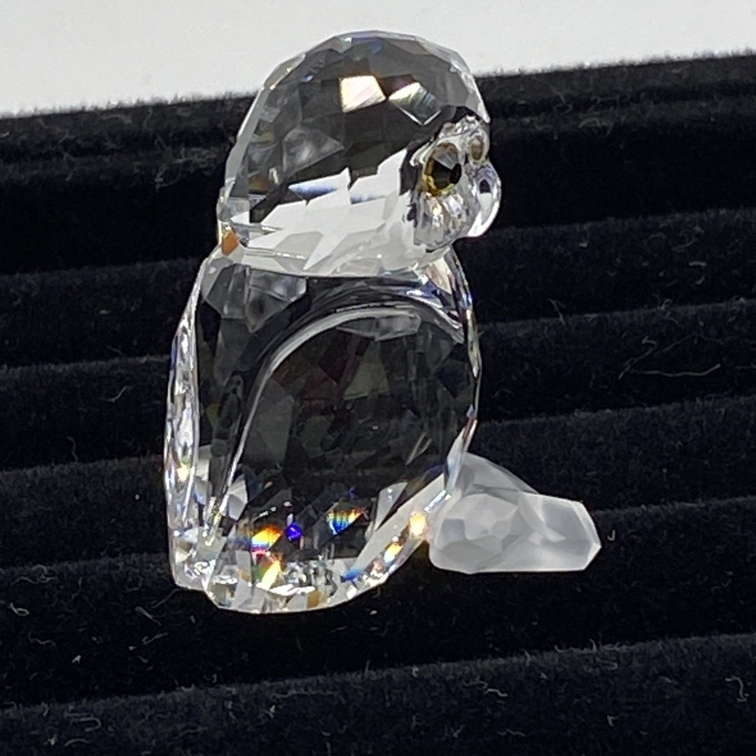 SWAROVSKI - スワロフスキー クリスタル 置物 鳥 フクロウ 枝 SWAROVSKI - スワロフスキー クリスタル 置物 鳥 フクロウ 枝