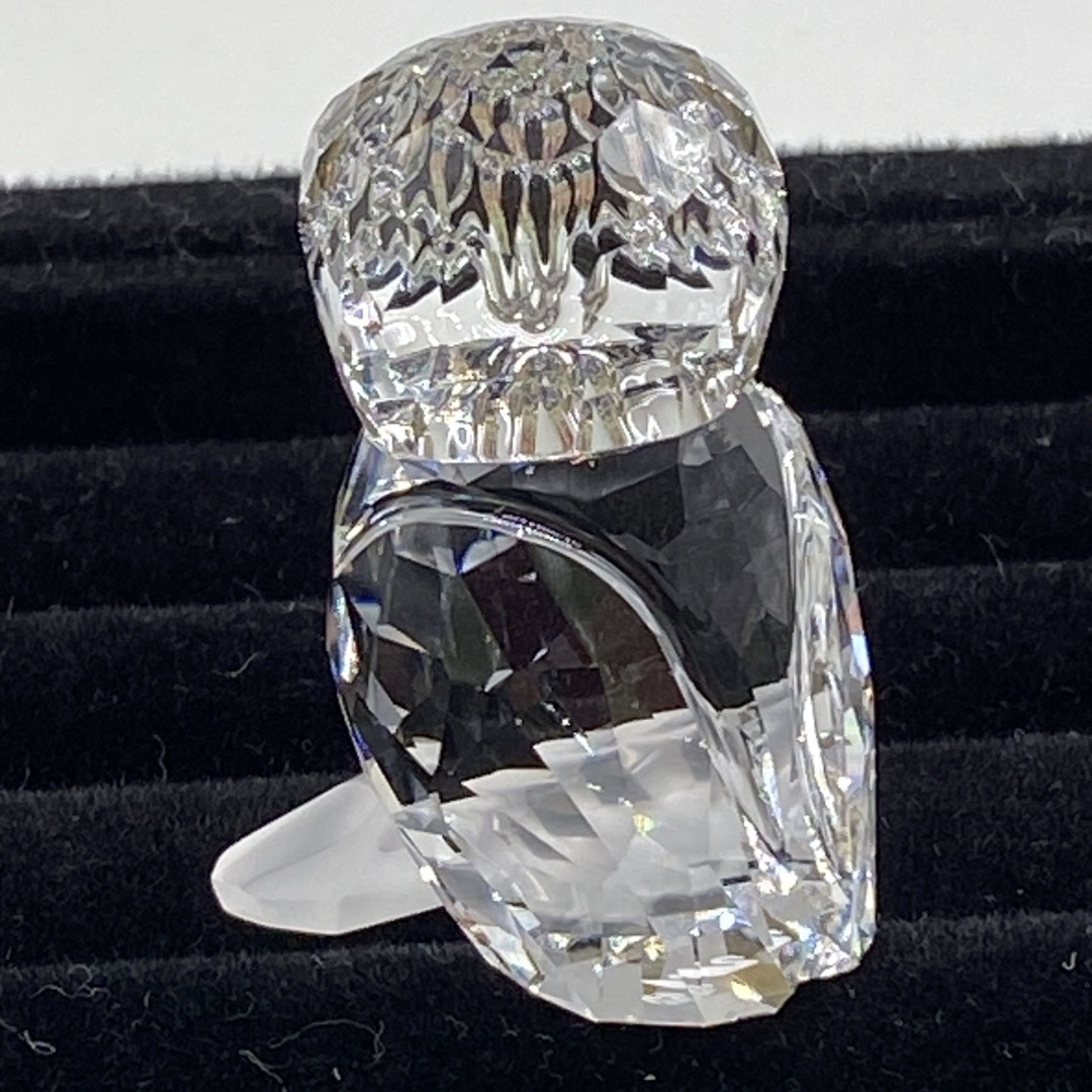 SWAROVSKI - スワロフスキー クリスタル 置物 鳥 フクロウ 枝 SWAROVSKI - スワロフスキー クリスタル 置物 鳥 フクロウ 枝
