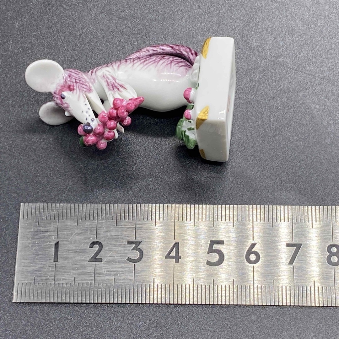 箱付き マイセン 干支シリーズ ネズミ ねずみ 鼠 置物 no.121 箱付き マイセン 干支シリーズ ネズミ ねずみ 鼠 置物 no.121