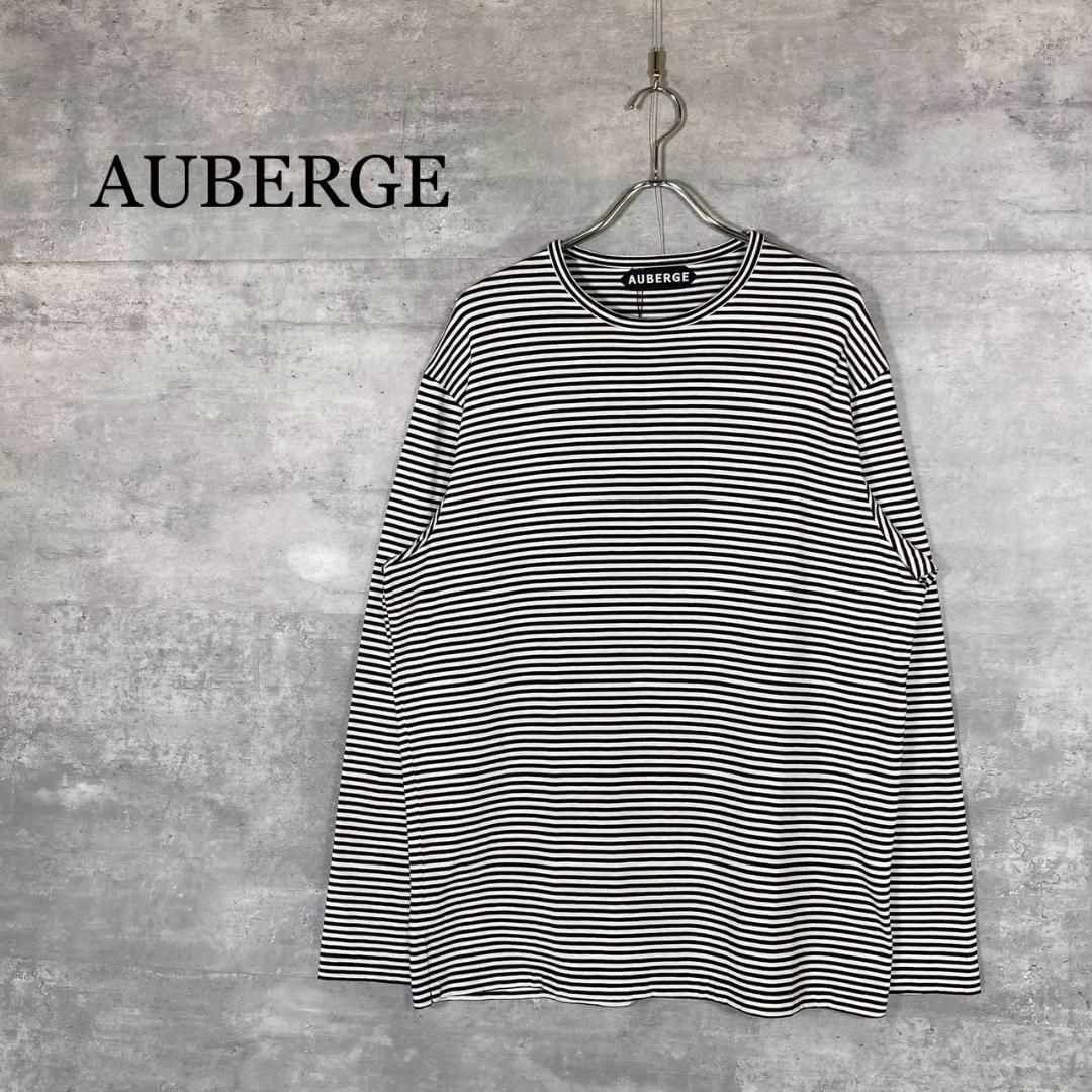 AUBERGE』オーベルジュ (44) ボーダー ロングTシャツ AUBERGE』オーベルジュ (44) ボーダー ロングTシャツ