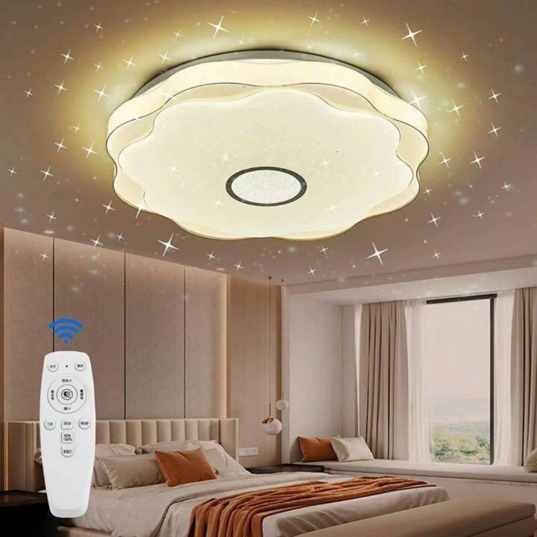 キラキラ照明 お洒落 高級感 可愛い LED シーリングライト キラキラ照明 お洒落 高級感 可愛い LED シーリングライト