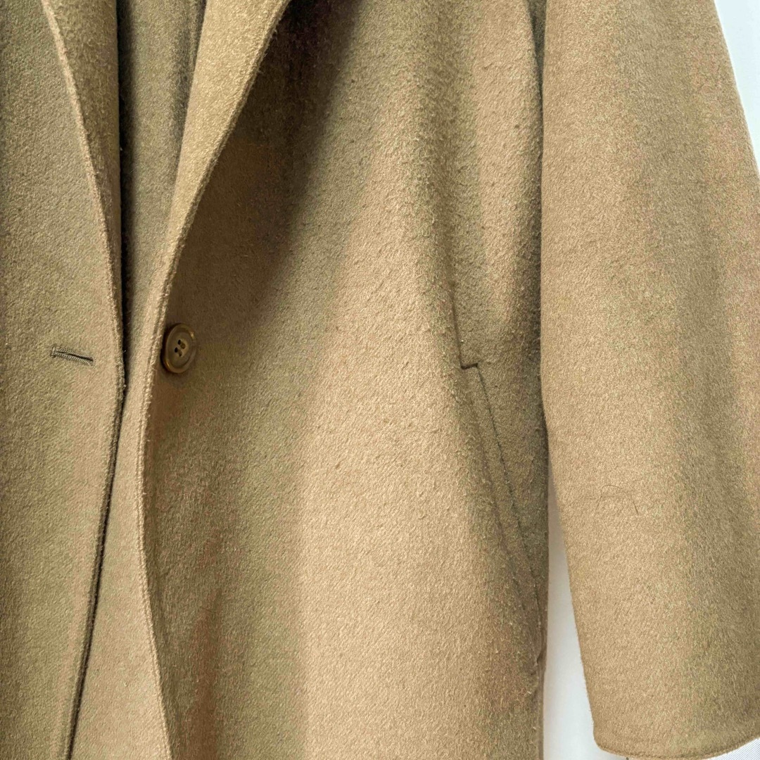 UNIQLO - UNIQLO ダブルフェイスチェスターロングコート Mの通販 UNIQLO - UNIQLO ダブルフェイスチェスターロングコート Mの通販
