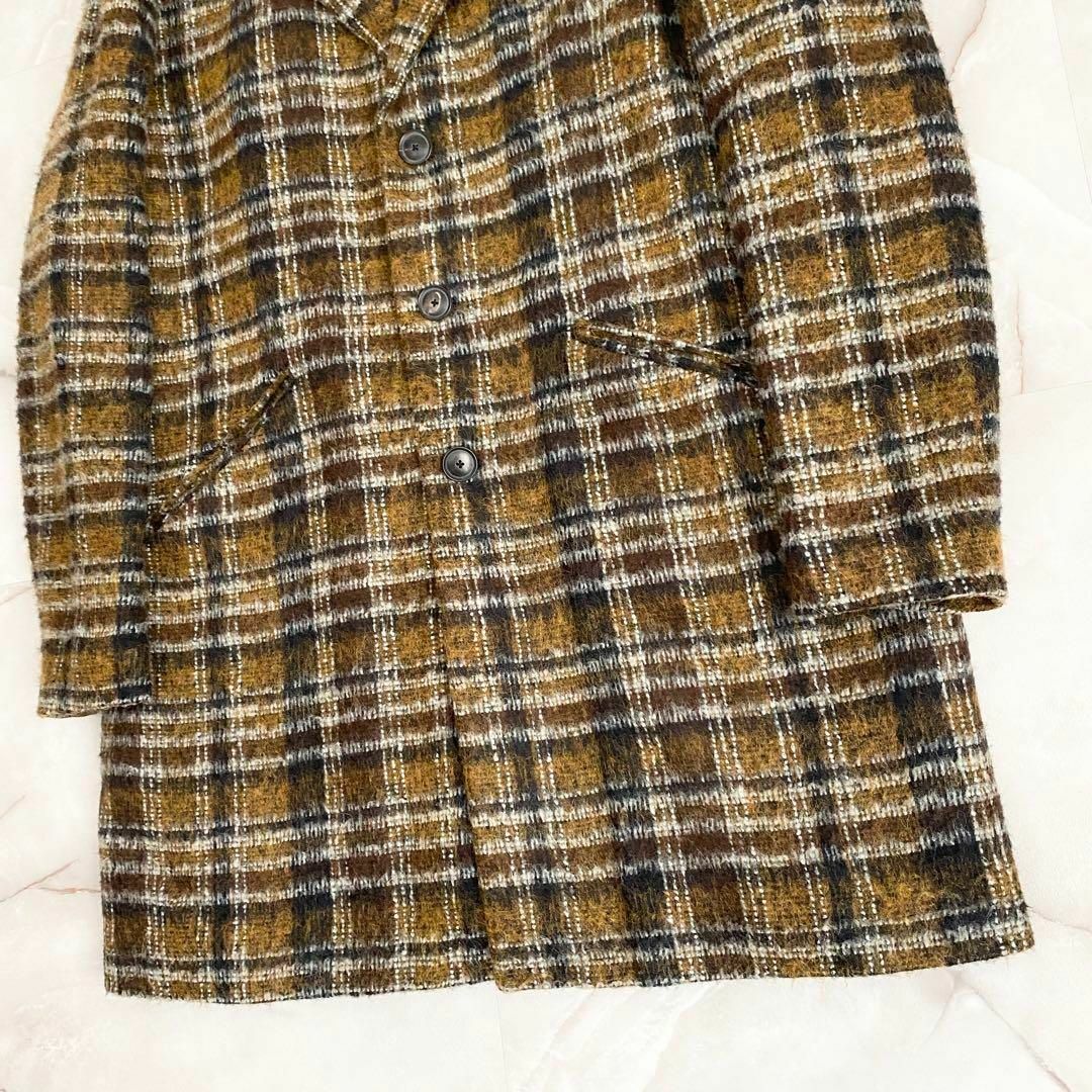 ZARA - B13908 美品 ザラ 中綿チェックツイードチェスターコート ZARA - B13908 美品 ザラ 中綿チェックツイードチェスターコート