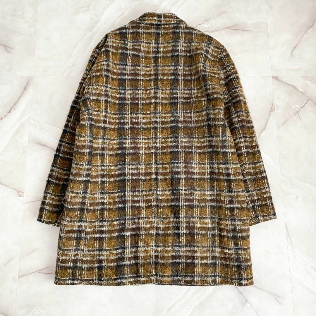 ZARA - B13908 美品 ザラ 中綿チェックツイードチェスターコート ZARA - B13908 美品 ザラ 中綿チェックツイードチェスターコート