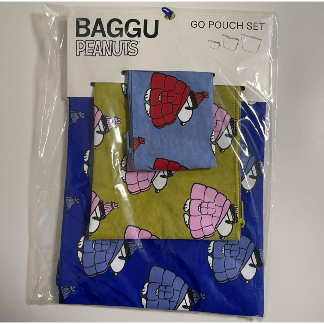 SNOOPY - BAGGU GOポーチ 3点セット スヌーピー パファー SNOOPY - BAGGU GOポーチ 3点セット スヌーピー パファー