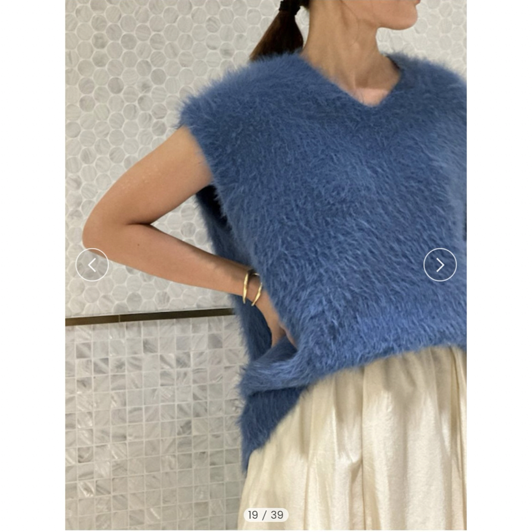 🌸完売品🌸新品・未使用🌸Mila Owen🌸Vネックシャギーニット 🌸完売品🌸新品・未使用🌸Mila Owen🌸Vネックシャギーニット