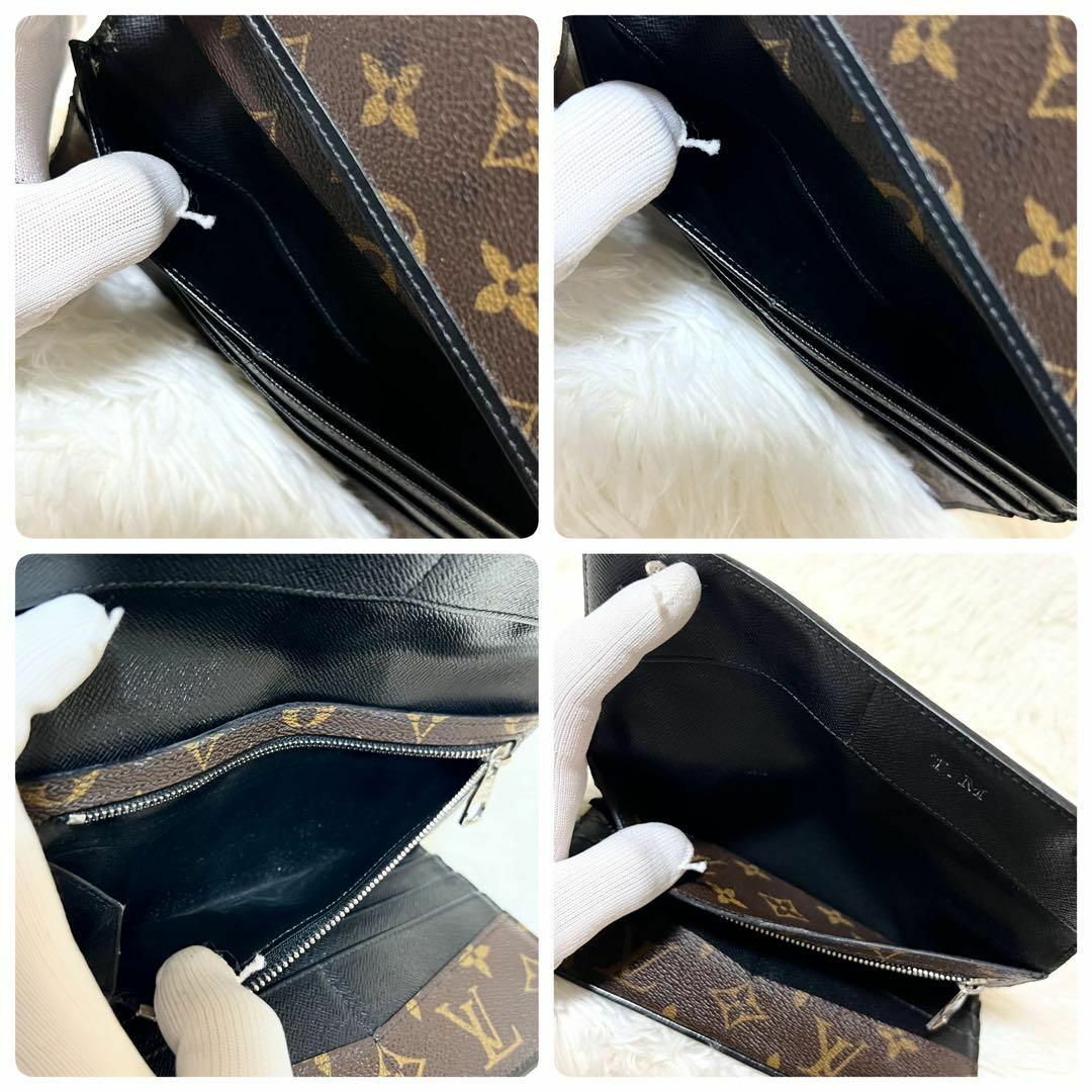 ルイヴィトン 長財布 三つ折り PVC レザー モノグラム マカサー ルイヴィトン 長財布 三つ折り PVC レザー モノグラム マカサー