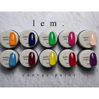 lem. canvas paint ジェル10色セット