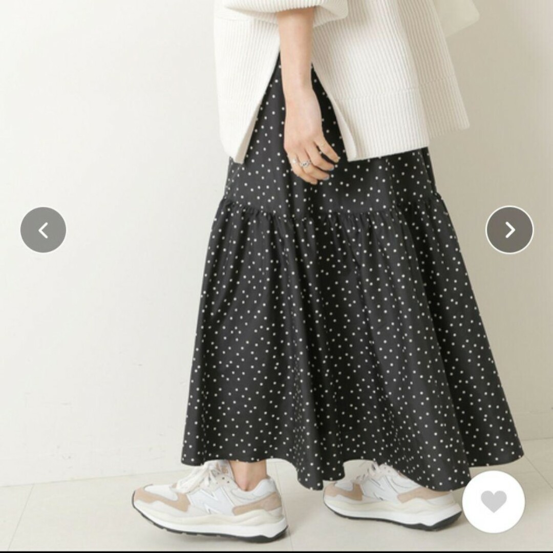 spick&span ドットタフタボリュームスカート 36 spick&span ドットタフタボリュームスカート 36