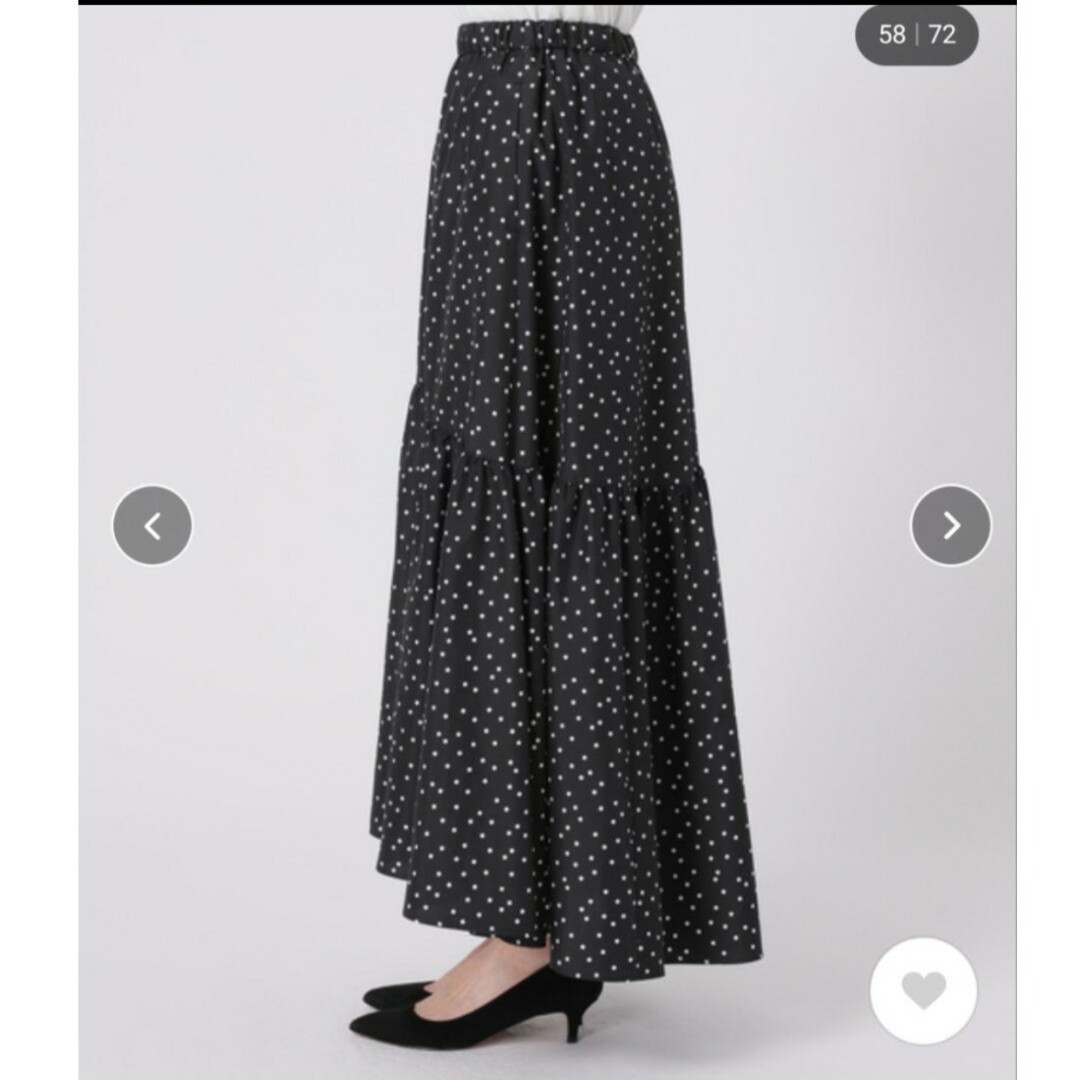 spick&span ドットタフタボリュームスカート 36 spick&span ドットタフタボリュームスカート 36