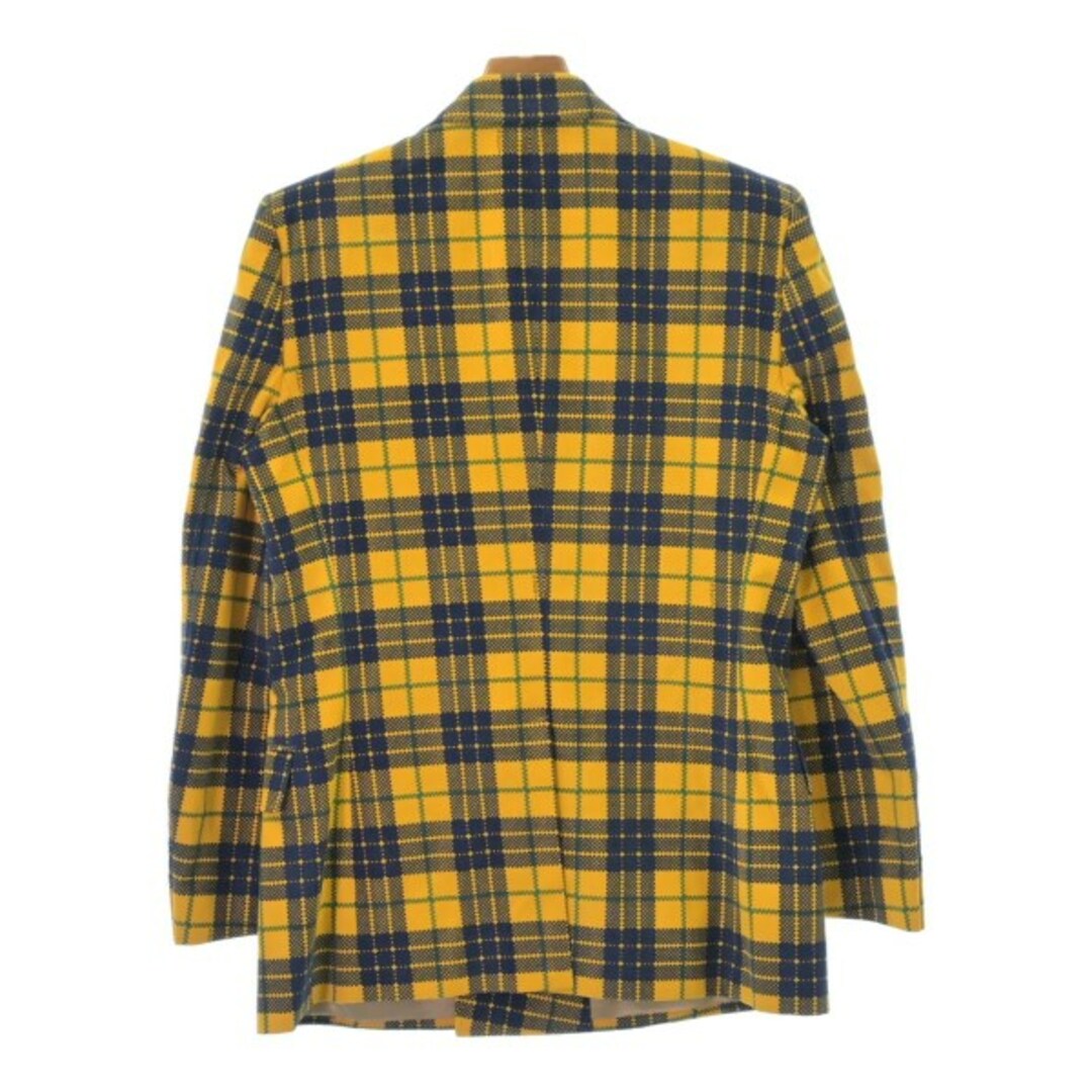 GUCCI - GUCCI グッチ テーラードジャケット 48(L位) 黄x紺x緑 GUCCI - GUCCI グッチ テーラードジャケット 48(L位) 黄x紺x緑