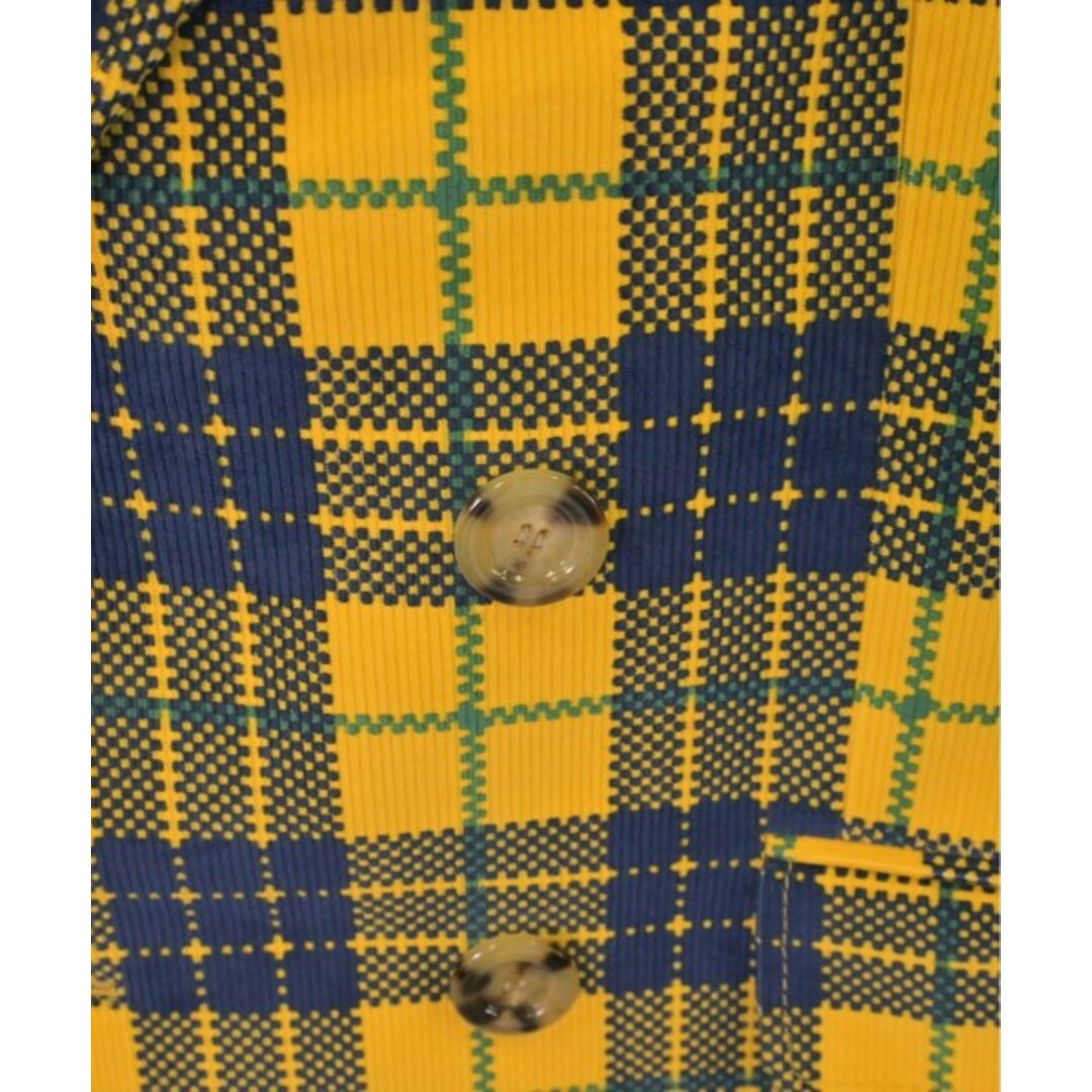 GUCCI - GUCCI グッチ テーラードジャケット 48(L位) 黄x紺x緑 GUCCI - GUCCI グッチ テーラードジャケット 48(L位) 黄x紺x緑